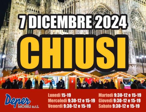 7 dicembre 2024: CHIUSI